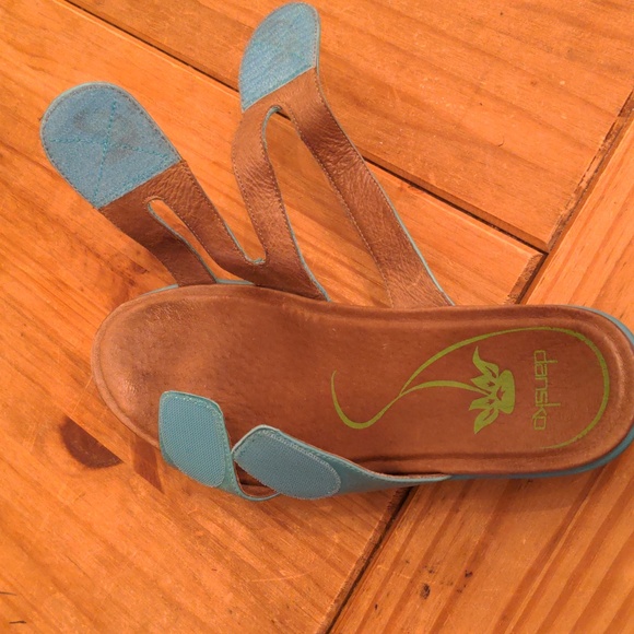 Dansko Pasadena Collection Teal Dixie Sandals, Size 39 - Picture 10 of 14